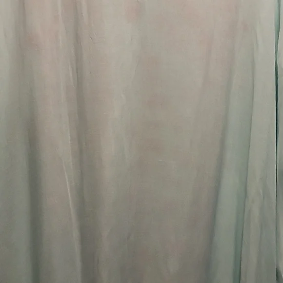 Embroidered Seafoam Swimsuit Coverup With Fringed Hem Pink And Coral One Size - Picture 7 of 10